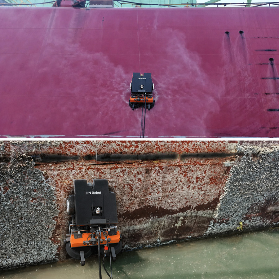 P6 2 Marine Biofouling Removal Robot